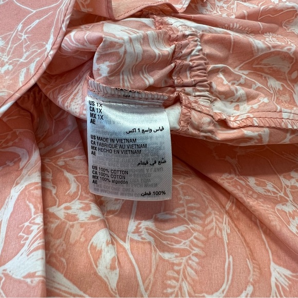 INC International Concepts Printed V-Neck Top - Picture 6 of 8